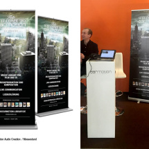 Roll-up Design für Messe