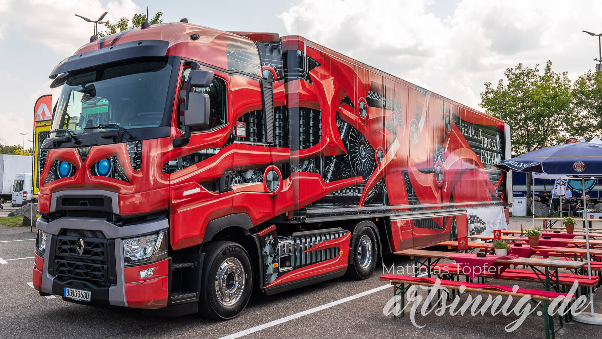 3D-Design für eine LKW-Vollbeklebung